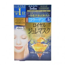 Kose Premium Firming Royal Jelly Gel Skin Care Mask 4 Sheets